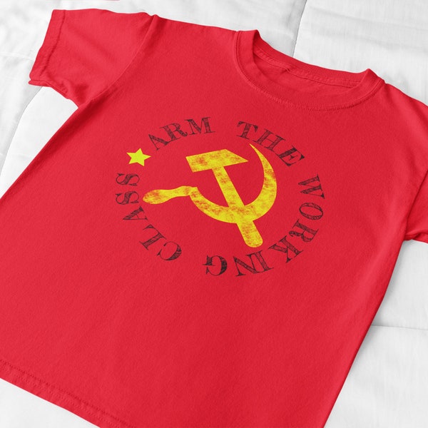 Marx Arm The Working Class Quote Shirt - Leftist Shirt - Support Trade Union Shirt - Activist Shirt - Unisex Jersey Short Sleeve Tee