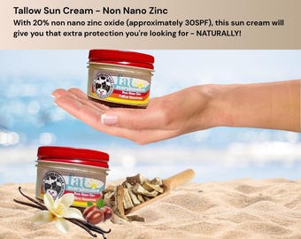 Talg Natürliche Sonnencreme Zink Marshmallow Wurzel