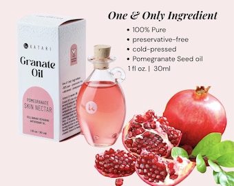 100% reines kaltgepresstes Granatapfelkernöl, Haut-Nektar-Antioxidationsmittel-Reparatur (1 fl oz)