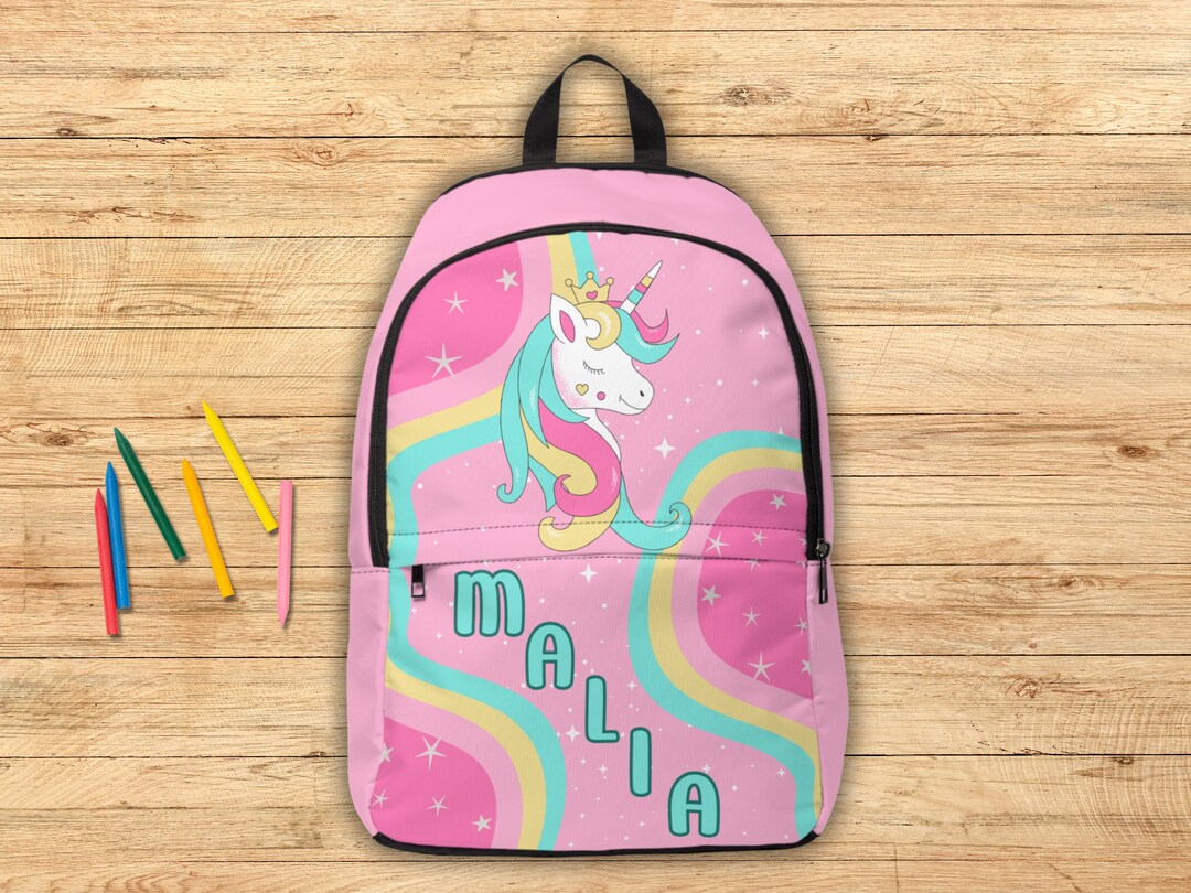 Unicorn Backpack Personalized Backpack for Girls Back to Etsy