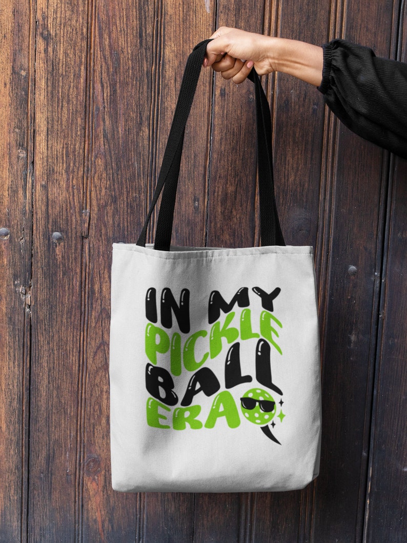 In My Pickleball Era Tote Bag Pickleball Gift Ideas Etsy