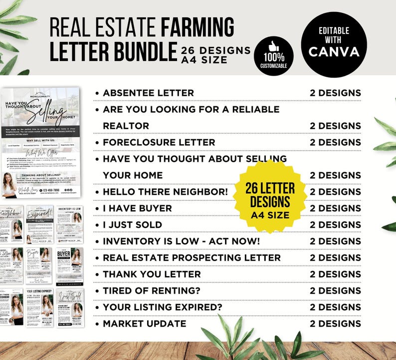 Real Estate Farming Bundle Realtor Marketing, Hello Neighbor, Real Estate Flyer, Real Estate Postcard, Real Estate Template, Editable Canva Real Estate Farming Bundle Realtor Marketing, Hello Neighbor, Real Estate Flyer, Real Estate Postcard
