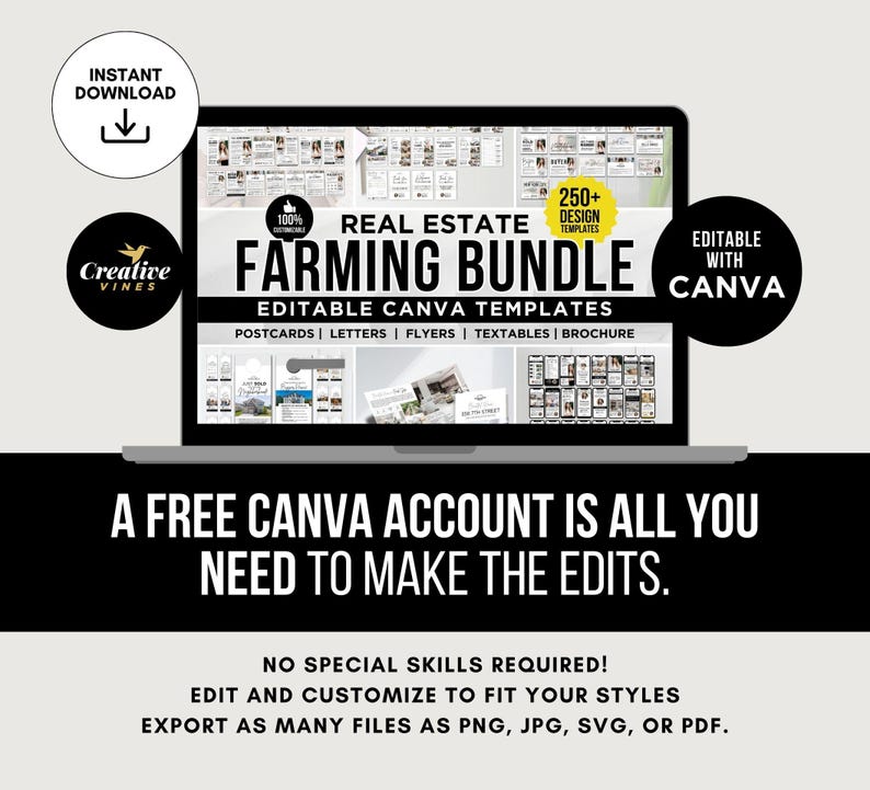 Real Estate Farming Bundle Realtor Marketing, Hello Neighbor, Real Estate Flyer, Real Estate Postcard, Real Estate Template, Editable Canva Real Estate Farming Bundle Realtor Marketing, Hello Neighbor, Real Estate Flyer, Real Estate Postcard