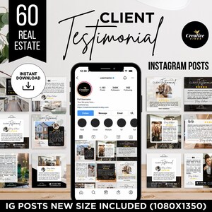 Kundenempfehlungen Instagram Posts Realty Bundle Kundenmeinungen Instagram Post Realtor Essentials Kundenempfehlungen Realtor Marketing