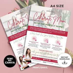 2026 Muttertag Ferien Flyer Grundriss Flyer Canva Templates