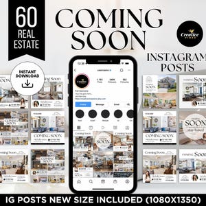 Luxury Real Estate Coming Soon Instagram Posts Real Estate Agent Social Media Post Realtor Coming Soon Instagram Posts Real Estate Marketing