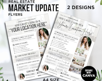 Real Estate Market Update Flyer Real Estate Flyer, Monthly Market Report Real Estate Market Update Real Estate Flyer Market Update Template