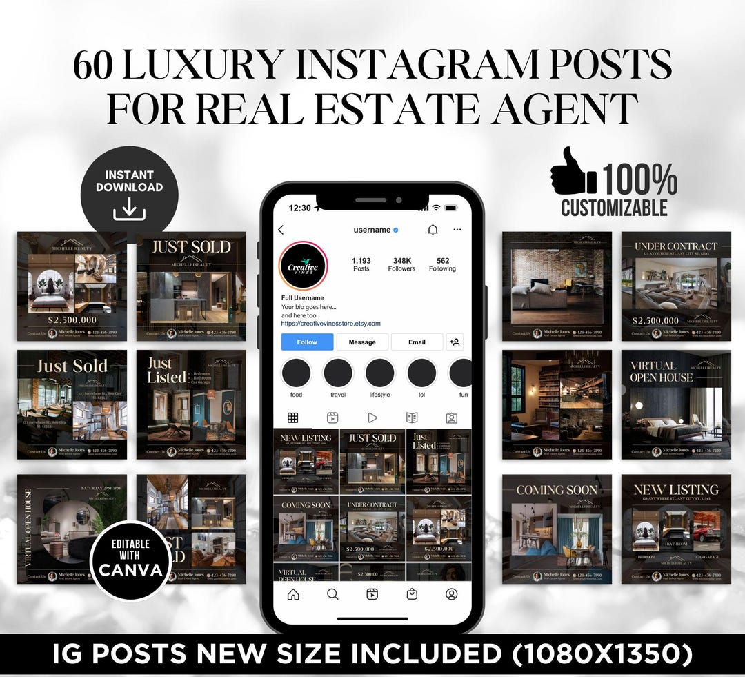 Cb Posts Real Estate 60 Luxury Real Estate Instagram Posts Real Estate Instagram Post Social ...