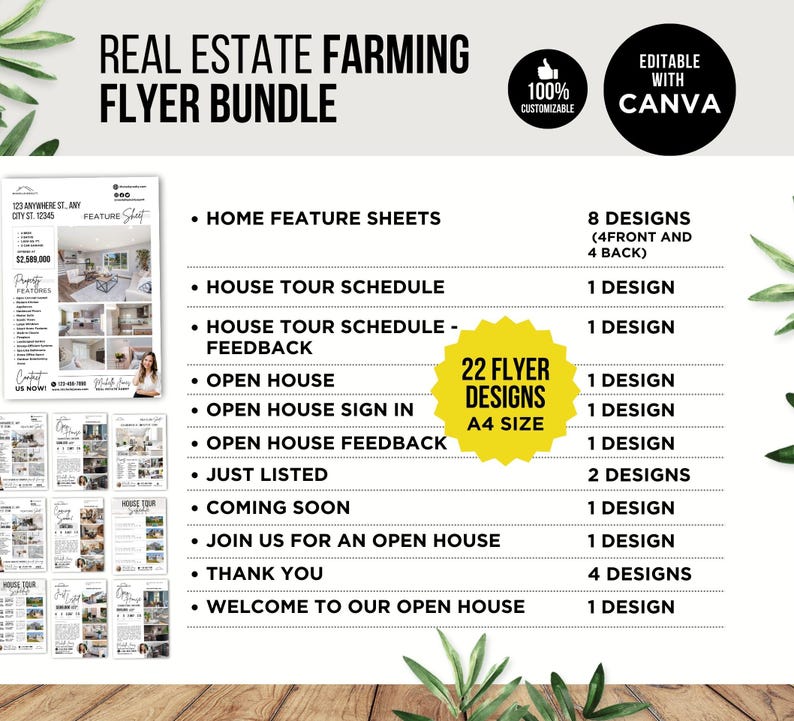 Real Estate Farming Bundle Realtor Marketing, Hello Neighbor, Real Estate Flyer, Real Estate Postcard, Real Estate Template, Editable Canva Real Estate Farming Bundle Realtor Marketing, Hello Neighbor, Real Estate Flyer, Real Estate Postcard
