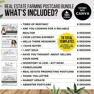 Real Estate Farming Bundle Realtor Marketing, Hello Neighbor, Real Estate Flyer, Real Estate Postcard, Real Estate Template, Editable Canva Real Estate Farming Bundle Realtor Marketing, Hello Neighbor, Real Estate Flyer, Real Estate Postcard