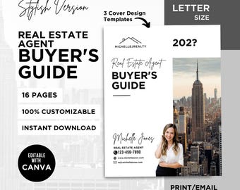 Home Buyer Guide Template Real Estate Home Buyer Guide Home Buying Process Real Estate Home Buyer Guide Buyer Presentation Buyer Guide Canva