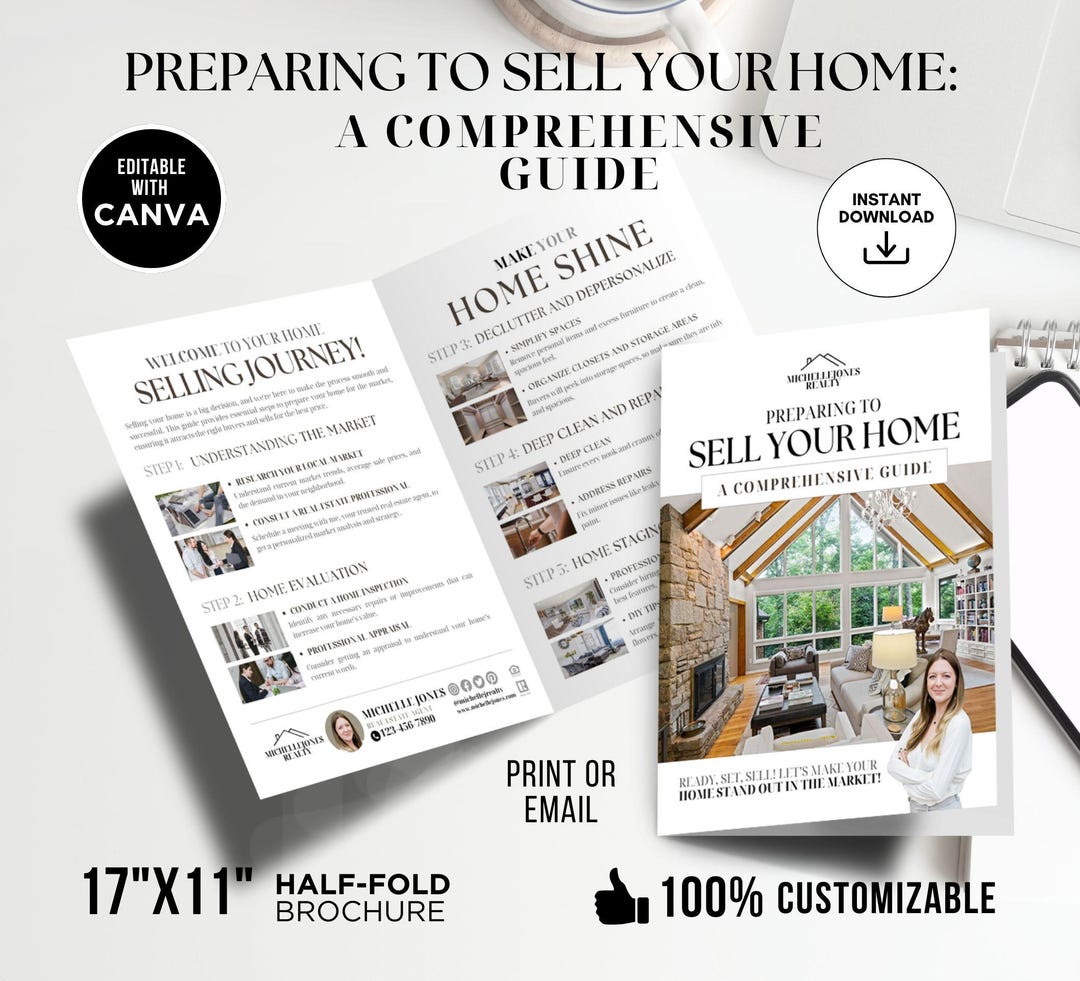 Sell Your Home Brochure Staging to Sell Prep to Sell Sellers Guide ...