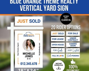 Real Estate Yard Sign Template Real Estate Yard Sign Template For Sale Sign Realty Property Sign Canva For Sale Sign Custom Sign Rider Canva