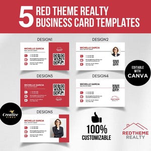 Luxus Visitenkarten mit QR Code Luxus Visitenkarten Bundle Modernes Immobilen Marketing Template Realtor Business Card