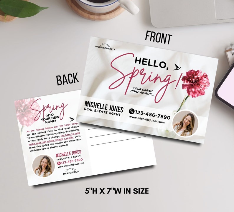 Real Estate Spring Postcard, Spring Real Estate Postcard, Realtor ...