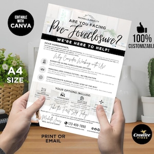 Real Estate Pre-Foreclosure Letter Real Estate Pre-Foreclosure Letter Foreclosure Prospecting Letter Pre-Closure Letters Real Estate Mailer Canva Real Estate Pre-Foreclosure Letter Real Estate Pre-Foreclosure Letter Foreclosure Prospecting Letter