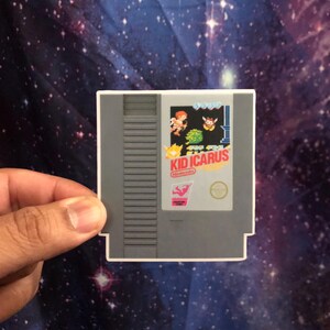 KID ICARUS 2.75x3.0 Sticker, label, NES gift, video game sticker!