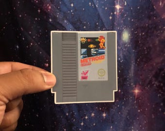 METROID 2.75x3.0 Sticker, label, NES gift, video game sticker!