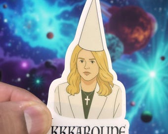 KKKaroline Sticker-- 1.75x3.75 Sticker-High Quality Matt Vinyl and Waterproof - For laptop, fridge, or car.