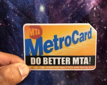 Do Better MTA 3.50x2.25 Sticker - High Quality Matt Vinyl and Waterproof - For laptop, fridge or car. Great gift.