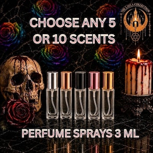 Pick Your Own Perfume Discovery Set | Choose Any 5 or 10 Scents | 3ml Sprays