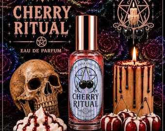 Cherry Ritual Perfume Oil and Spray | Gothic Gourmand, Black Cherry, Vanilla Musk
