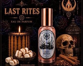 Last Rites Perfume Oil & Spray | Dark Gourmand Vanilla Marshmallow Fragrance