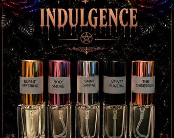 Indulgence Perfume Spray Discovery Set 3 ml | Vanilla, Sandalwood, Marshamllow, and Caramel