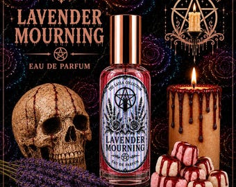Lavender Mourning Perfume Oil & Spray | Lavender Marshmallow Gourmand Fragrance