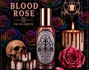 Blood Rose Perfume Oil and Spray | Gothic Gourmand, Rose & Vanilla Bean