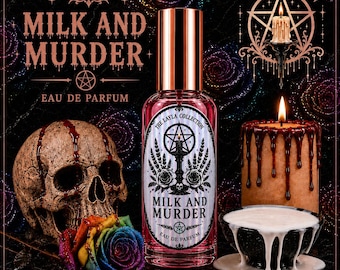 Milk and Murder Perfume Oil & Spray | Creamy Rose Vanilla Gothic Fragrance