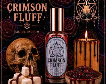 Crimson Fluff Perfume Oil & Spray | Strawberry Marshmallow Cotton Candy Gourmand Fragrance