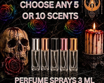 Pick Your Own Perfume Discovery Set | Choose Any 5 or 10 Scents | 3ml Sprays
