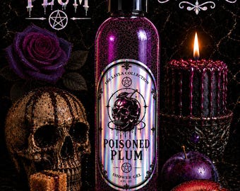 Poisoned Plum Shower Gel | Sugared Plum, Marshmallow Fluff & Vanilla Musk