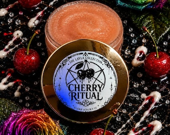 Cherry Ritual Sugar Scrub – Cherry, Almond, Vanilla, & Musk