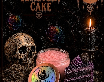 Cemetery Cake Sugar Scrub | Vanilla Cake, Dirt & Brown Sugar Exfoliating Scrub