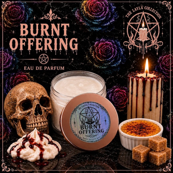 Burnt Offering Body Butter 4 oz | Marshmallow, Crème Brûlée, and Vanilla Musk