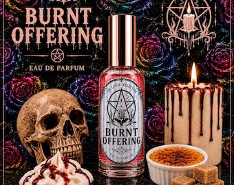 Burnt Offering Perfume Oil & Spray | Vanilla Marshmallow Gourmand, Dark Gothic Fragrance