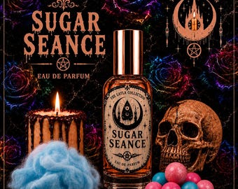 Sugar Seance Perfume Oil and Spray | Cotton Candy Vanilla Fragrance | Gothic Gourmand Perfume