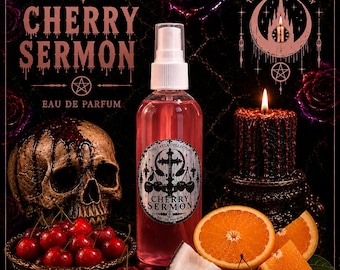 Cherry Sermon Moisturizing Body & Hair Mist | Cherry, Vanilla Buttercream, and Coconut | 4 oz