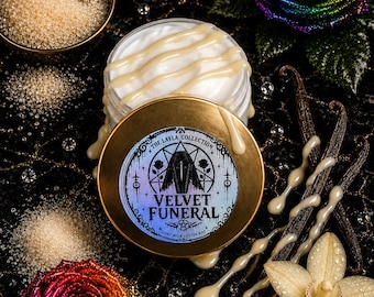 Velvet Funeral Goat Milk Lotion – Warm Vanilla, Cashmere & Musk