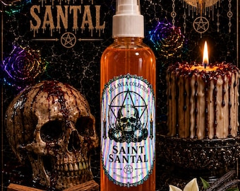Saint Santal Moisturizing Body & Hair Mist | Vanilla Sandalwood, Cashmere Creme, and Egyptian Amber