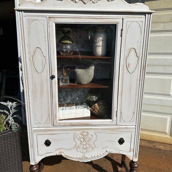 Curio Hutch China Cabinet FREE shipping to most US residences *please contact