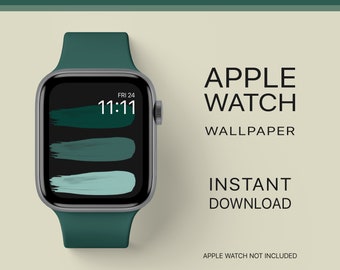 Green Paint Apple Watch Wallpaper