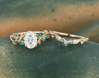 Moissanite ring