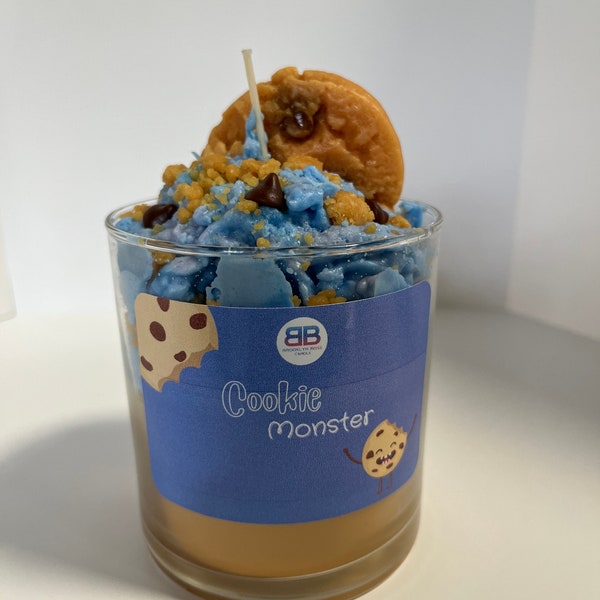 Cookie Monster Candles Etsy