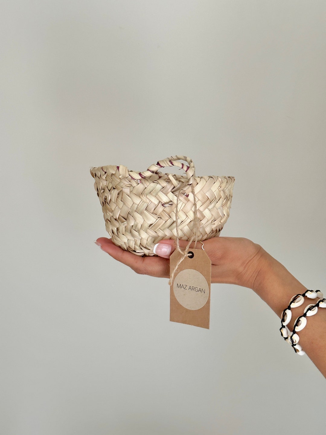 Petits Paniers En Corde De Coton Panier Tressé Mignon Mini Paniers