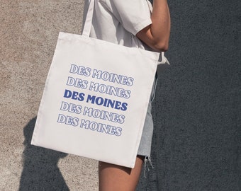 Des Moines, Iowa Tote Bag