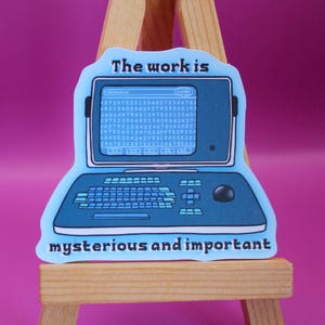 Lumon Severance Computer Macro Data Refinement, Holographic Decal Sticker Laptops Phones