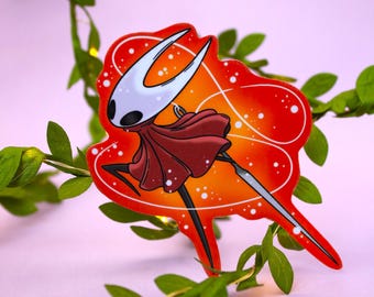 Hornet Silksong Hollow Knight Sticker: Laptops Phones Tablets Consoles Kindles Bottles Journals